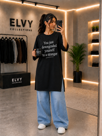 ELVY - 0030 | Stranger Statement Oversized Tee
