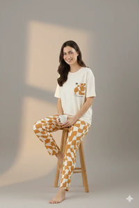 ELVY - 0049 | SOFT COTTON PJ SUIT