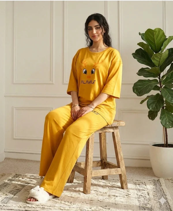 ELVY - 0068 HAPPY FACE  NIGHT SUIT