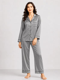 ELVY-0041 | Plain and comfortable Silk Outfit