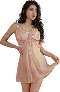 ELVY-0037 | Babydoll Lingerie - Blush Lace